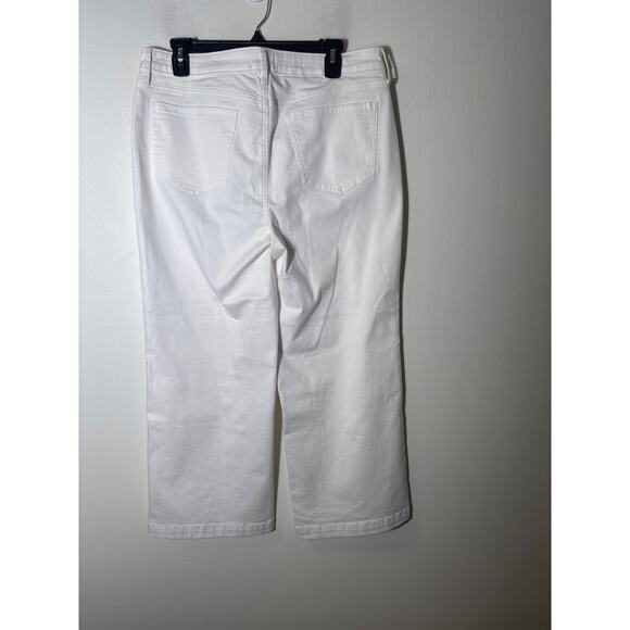 NYDJ White Wide Leg Denim Size 12 - Picture 2 of 2
